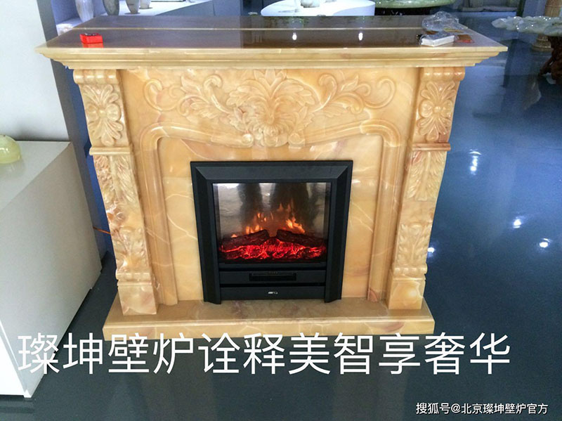 大理石壁爐