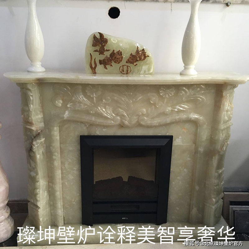 大理石壁爐